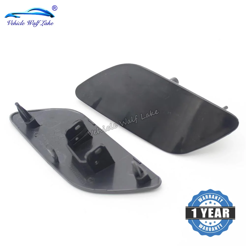 For Audi A6 C7 2012 2013 2014 2015 2016 2017 Car-styling Front Bumper Headlamp Headlight Washer Spray Cover Cap No Paint