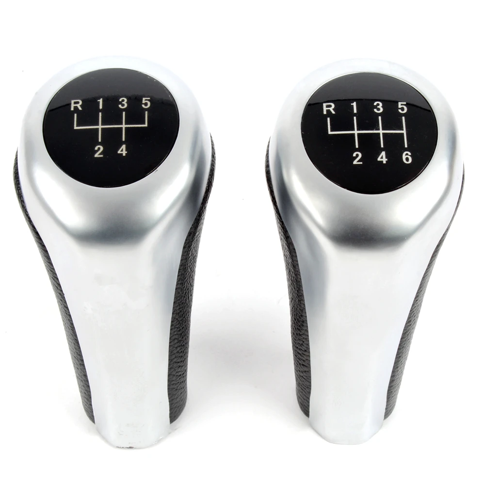 For BMW 1 3 5 6 Series E30 E32 E34 E36 E38 E39 E46 E53 E60 E63 E83 E84 E90 E91 Car 5 6 Speed Leather Gear Stick Shift Knob - Image 6